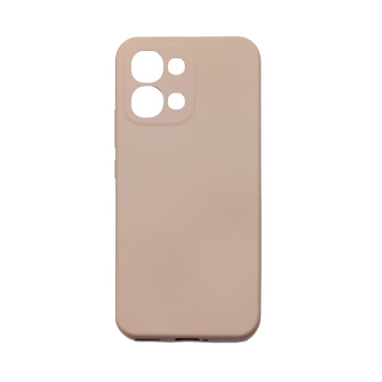 Capa de Silicone com Moldura de Câmera para Oppo A6 Pro 5G Rosa